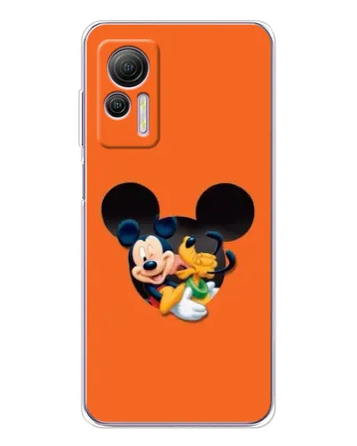 Чехол для Ulefone Note 14 с картинкой «Сердце Микки Минни»