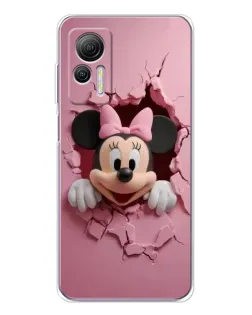 Чехол для Ulefone Note 14 с картинкой «Минни сквозь стену»