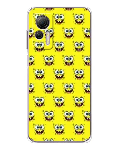 Чехол для Ulefone Note 14 с картинкой «Паттерн Губка Боб» Чехол для Ulefone Note 14 с картинкой «Паттерн Губка Боб»