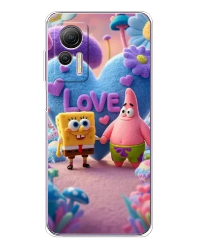 Чехол для Ulefone Note 14 с картинкой «Губка Боб Патрик»