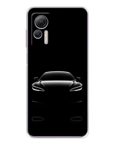 Чехол для Ulefone Note 14 с картинкой «Силуэт Tesla Night» Чехол для Ulefone Note 14 с картинкой «Силуэт Tesla Night»