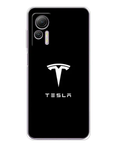 Чехол для Ulefone Note 14 с картинкой «Tesla White Logo» Чехол для Ulefone Note 14 с картинкой «Tesla White Logo»