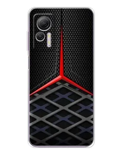 Чехол для Ulefone Note 14 с картинкой «Mercedes Carbon Grid»