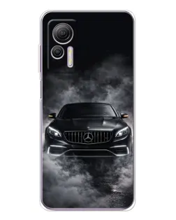 Чехол для Ulefone Note 14 с картинкой «Mercedes в дыму»