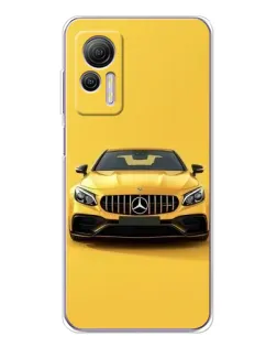 Чехол для Ulefone Note 14 с картинкой «Желтый Mercedes GT»