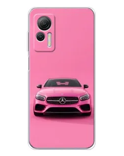 Чехол для Ulefone Note 14 с картинкой «Розовый Mercedes AMG»