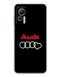Чохол для Ulefone Note 14 з картинкою «Логотип Audi Heart»