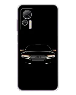 Чохол для Ulefone Note 14 з картинкою «Audi — нічний контур»