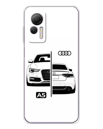 Чохол для Ulefone Note 14 з картинкою «Audi — контрастний дизайн» Чохол для Ulefone Note 14 з картинкою «Audi — контрастний дизайн»