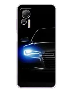 Чохол для Ulefone Note 14 з картинкою «Неоновий погляд Audi»