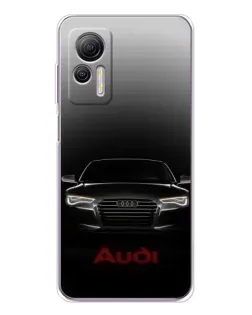 Чохол для Ulefone Note 14 з картинкою «Audi — градієнтний контур»