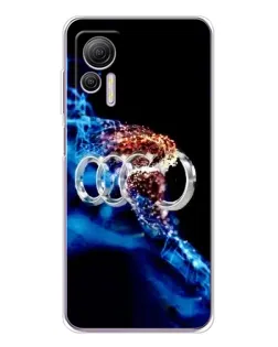 Чохол для Ulefone Note 14 з картинкою «Енергія лого Audi»