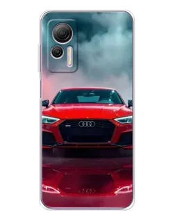 Чохол для Ulefone Note 14 з картинкою «Audi RS — червоний стиль»