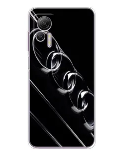 Чохол для Ulefone Note 14 з картинкою «Audi — абстрактні кільця»