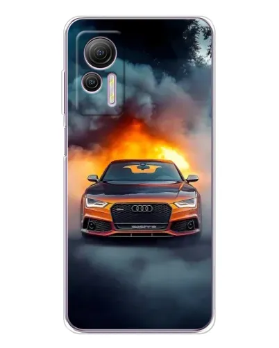 Чохол для Ulefone Note 14 з картинкою «Audi у вогняному диму» Чохол для Ulefone Note 14 з картинкою «Audi у вогняному диму»