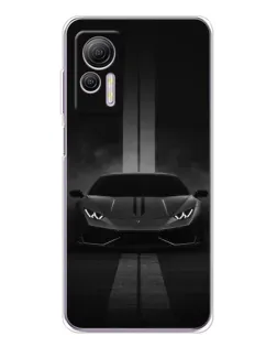 Чехол для Ulefone Note 14 с картинкой «Lamborghini симметрия дорог»