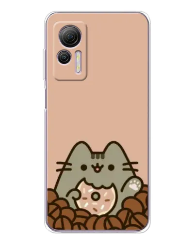 Чехол для Ulefone Note 14 с картинкой «Кофейный Пушин» Чехол для Ulefone Note 14 с картинкой «Кофейный Пушин»