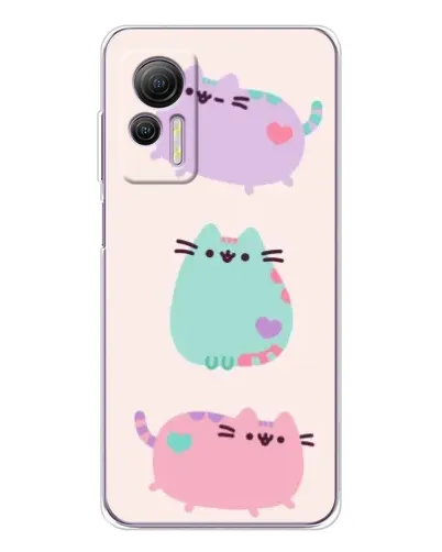 Чехол для Ulefone Note 14 с картинкой «Pusheen трио» Чехол для Ulefone Note 14 с картинкой «Pusheen трио»