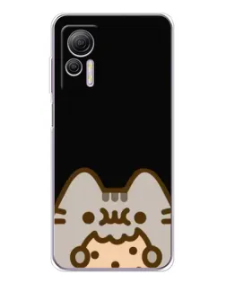 Чехол для Ulefone Note 14 с картинкой «Пушин на черном»
