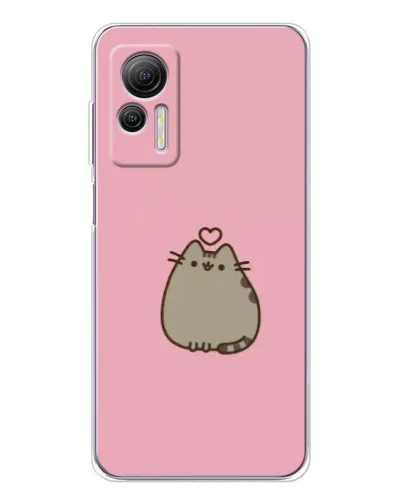 Чехол для Ulefone Note 14 с картинкой «Pusheen сердце» Чехол для Ulefone Note 14 с картинкой «Pusheen сердце»