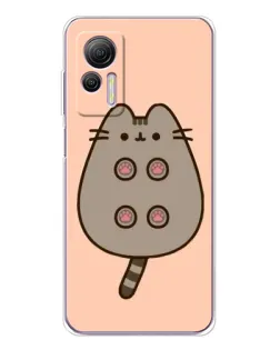 Чехол для Ulefone Note 14 с картинкой «Пушин пузиком кверху»