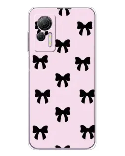 Чохол для Ulefone Note 14 з картинкою «Чорні банти Coquette»
