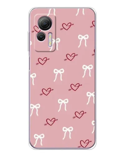 Чохол для Ulefone Note 14 з картинкою «Серця та банти» Чохол для Ulefone Note 14 з картинкою «Серця та банти»