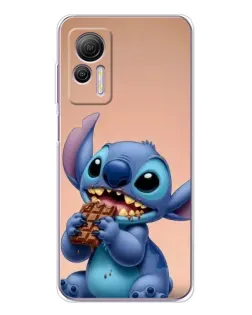Чехол для Ulefone Note 14 с картинкой «Стич ест шоколад»