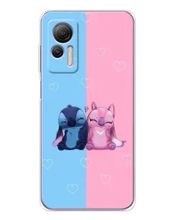 Чехол для Ulefone Note 14 с картинкой «Stitch и Angel Love»