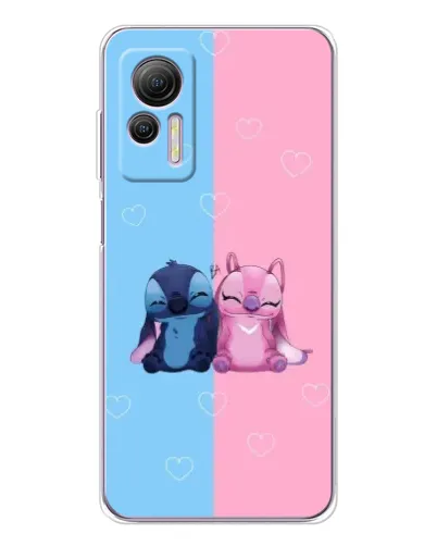 Чехол для Ulefone Note 14 с картинкой «Stitch и Angel Love»