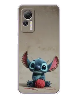 Чехол для Ulefone Note 14 с картинкой «Стич на коричневом фоне»