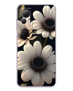 Чохол для Ulefone Note 14 з картинкою «Білі маргаритки макро»