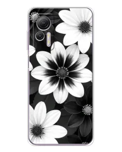 Чохол для Ulefone Note 14 з картинкою «Монохромні айстри»