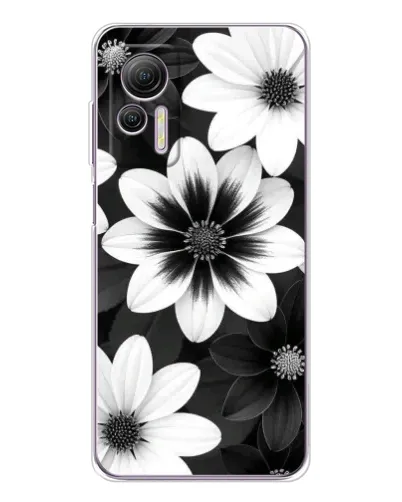 Чохол для Ulefone Note 14 з картинкою «Монохромні айстри» Чохол для Ulefone Note 14 з картинкою «Монохромні айстри»