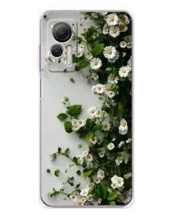 Чохол для Ulefone Note 14 з картинкою «Гілка дрібних білих квітів»