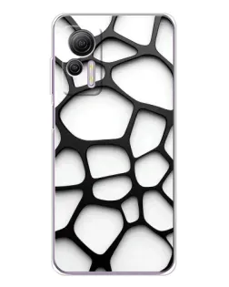 Чехол для Ulefone Note 14 с картинкой «Белая объемная сетка» Чехол для Ulefone Note 14 с картинкой «Белая объемная сетка»