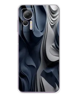 Чохол для Ulefone Note 14 з картинкою «Об'ємні сині складки» Чохол для Ulefone Note 14 з картинкою «Об'ємні сині складки»