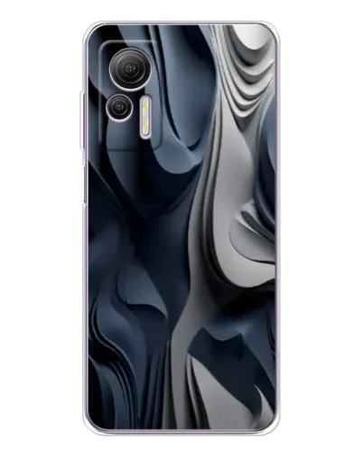 Чохол для Ulefone Note 14 з картинкою «Об'ємні сині складки» Чохол для Ulefone Note 14 з картинкою «Об'ємні сині складки»