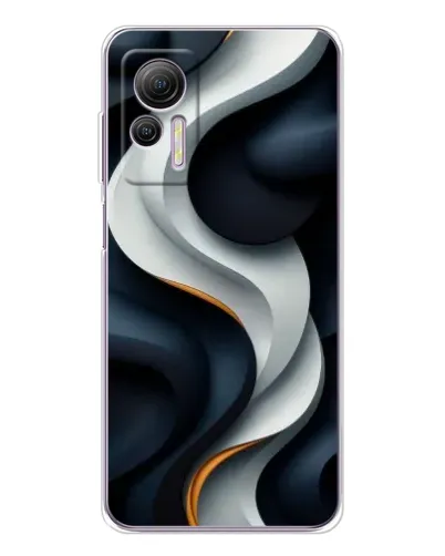 Чохол для Ulefone Note 14 з картинкою «Об'ємні чорно-білі стрічки» Чохол для Ulefone Note 14 з картинкою «Об'ємні чорно-білі стрічки»