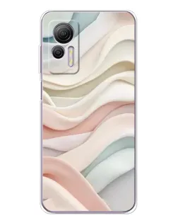 Чохол для Ulefone Note 14 з картинкою «Пастельні ніжні хвилі»