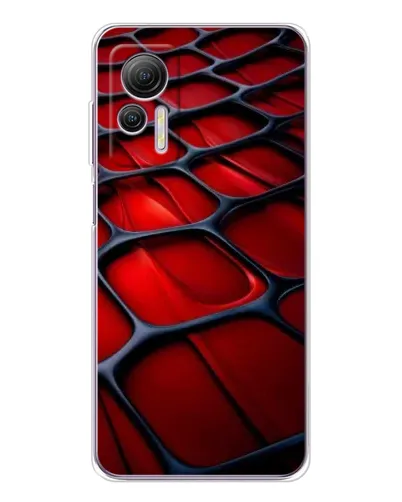 Чохол для Ulefone Note 14 з картинкою «Червона глянцева сітка» Чохол для Ulefone Note 14 з картинкою «Червона глянцева сітка»
