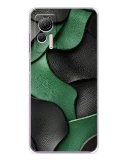 Чохол для Ulefone Note 14 з картинкою «Зелені шкіряні хвилі»