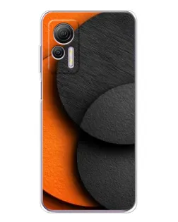 Чохол для Ulefone Note 14 з картинкою «Геометрія помаранчевих кіл»