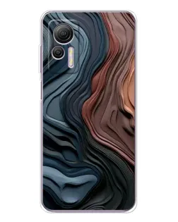 Чохол для Ulefone Note 14 з картинкою «Кольорові хвилі каньйону»