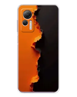 Чохол для Ulefone Note 14 з картинкою «Помаранчевий розлом»