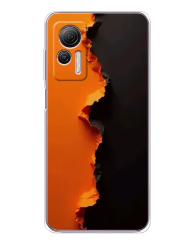 Чохол для Ulefone Note 14 з картинкою «Помаранчевий розлом» Чохол для Ulefone Note 14 з картинкою «Помаранчевий розлом»
