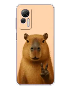 Чехол для Ulefone Note 14 с картинкой «Капибара виктория» Чехол для Ulefone Note 14 с картинкой «Капибара виктория»