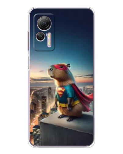 Чехол для Ulefone Note 14 с картинкой «Капи-мен супергерой» Чехол для Ulefone Note 14 с картинкой «Капи-мен супергерой»