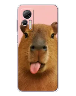 Чехол для Ulefone Note 14 с картинкой «Капибара с языком» Чехол для Ulefone Note 14 с картинкой «Капибара с языком»
