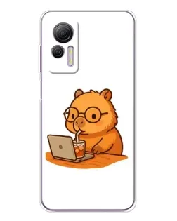 Чехол для Ulefone Note 14 с картинкой «Капибара с ноутбуком» Чехол для Ulefone Note 14 с картинкой «Капибара с ноутбуком»